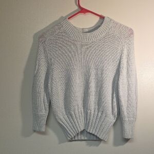 GAP Women's Heather Gray Crew Neck Sweater #161